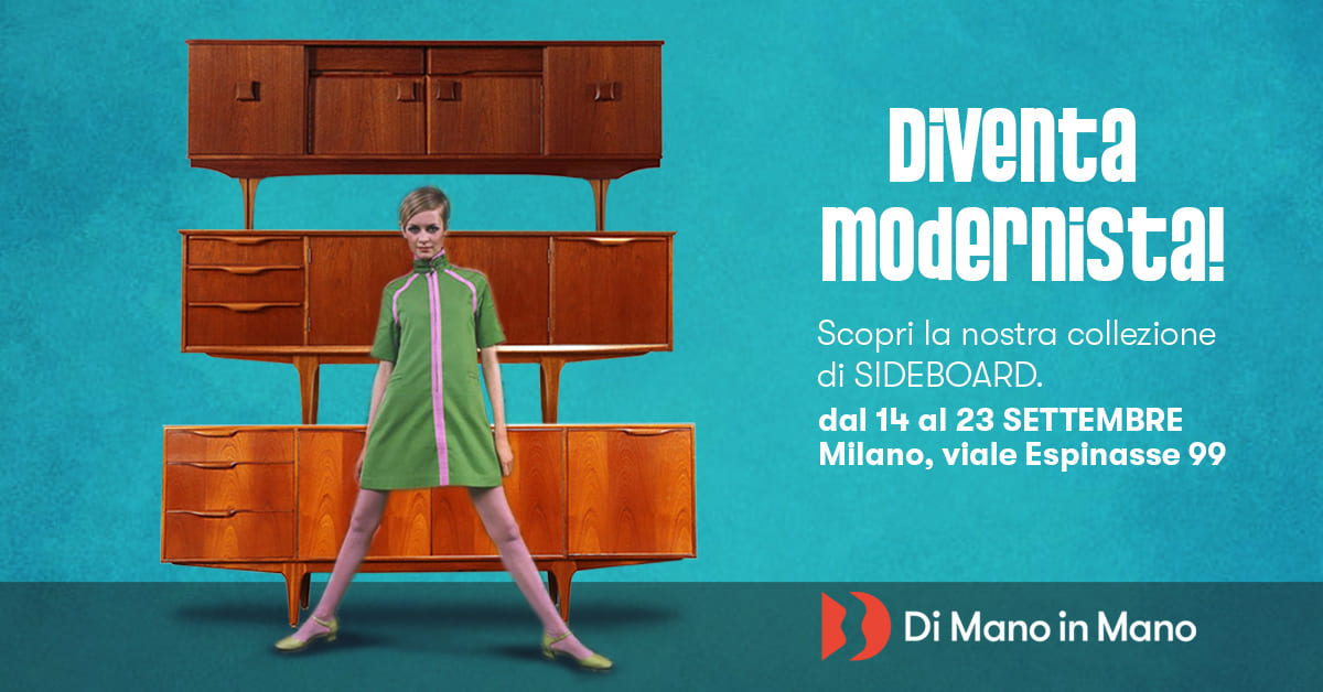 diventa modernista design di mano in mano